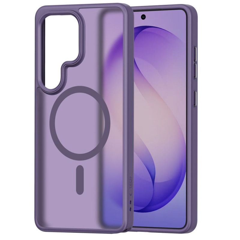Funda MagSafe Tech-Protect Magmat para Samsung Galaxy S26 Ultra, violeta cobalto mate