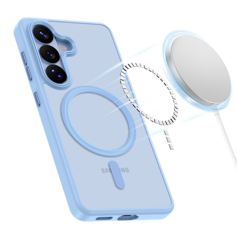 Funda MagSafe Tech-Protect Magmat para Samsung Galaxy S26, azul cielo mate