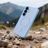 Funda MagSafe Tech-Protect Magmat para Samsung Galaxy S26, azul cielo mate