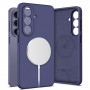 Funda de silicona MagSafe Tech-Protect para Samsung Galaxy S26, violeta cobalto