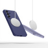 Funda de silicona MagSafe Tech-Protect para Samsung Galaxy S26, violeta cobalto
