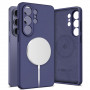 Funda de silicona MagSafe Tech-Protect para Samsung Galaxy S26 Ultra, violeta cobalto