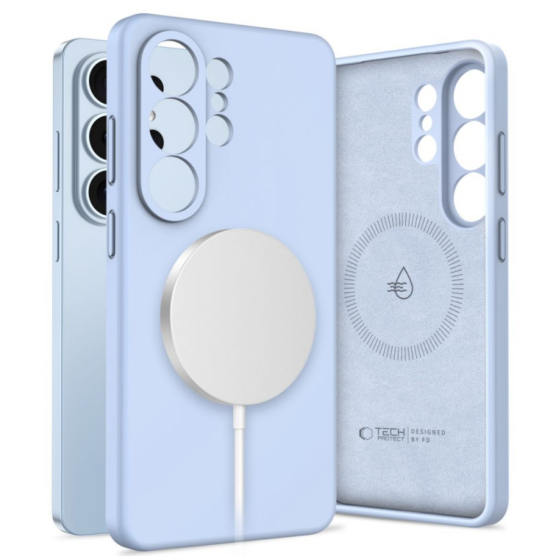Funda de silicona MagSafe Tech-Protect para Samsung Galaxy S26 Ultra, azul cielo