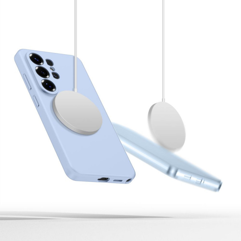 Funda de silicona MagSafe Tech-Protect para Samsung Galaxy S26 Ultra, azul cielo