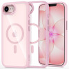 Funda MagSafe Tech-Protect Magmat para Apple iPhone 16e / 17e, rosa suave/transparente