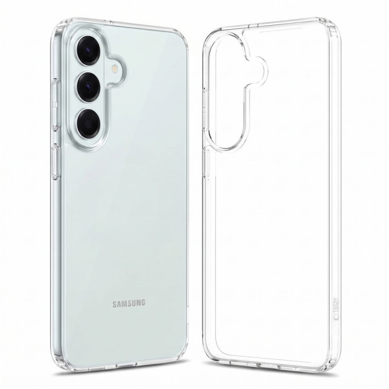 Funda Tech-Protect Flexair Hybrid para Samsung Galaxy S26 FE Transparente