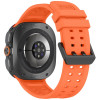 Correa de silicona Tech-Protect Silicone Air para Samsung Galaxy Watch Ultra 1 / 2 (2024-2026) 47 mm, naranja mandarina