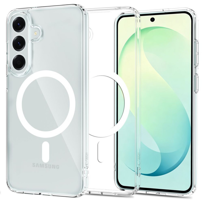 Funda Tech-Protect Flexair Hybrid MagSafe para Samsung Galaxy S26 FE transparente