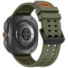 Correa Tech-Protect Silicone Air para Samsung Galaxy Watch Ultra 1 / 2 (2024-2026) 47 mm, verde oliva