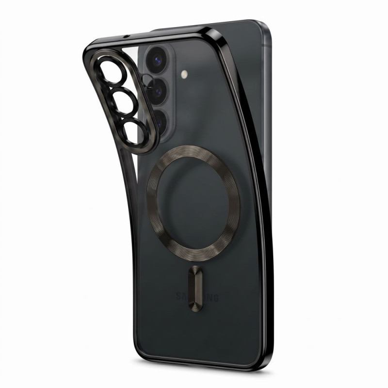 Funda MagFlex MagSafe Tech-Protect para Samsung Galaxy S26 FE, negro brillante