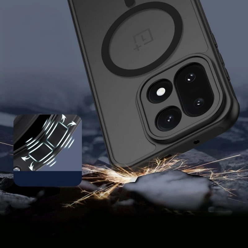 Funda MagSafe Tech-Protect MagMat para OnePlus 15 negro mate