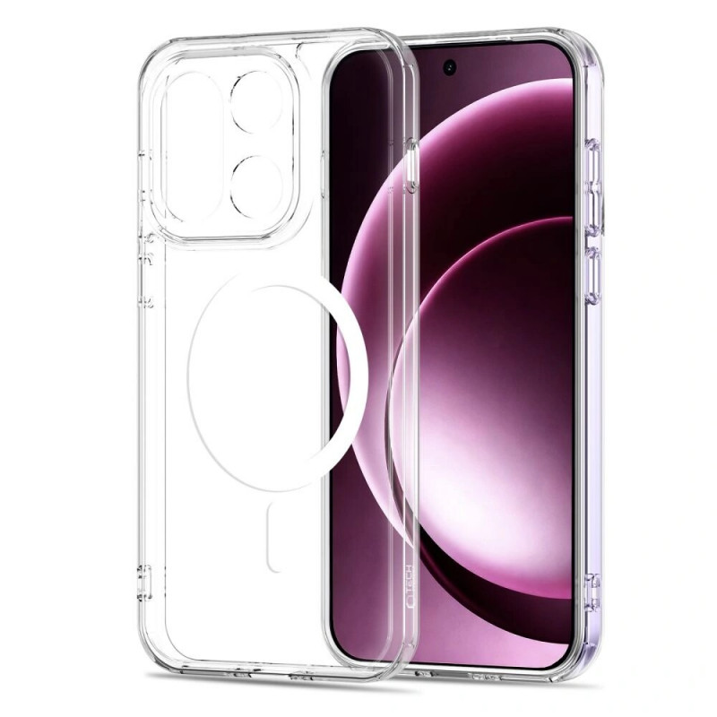Funda Tech-Protect Flexair Hybrid MagSafe para OnePlus 15 transparente