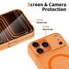 Funda Tech-Protect Magslim MagSafe para Apple iPhone 17 Pro, mate naranja cósmico