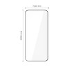 Protector de pantalla de cristal templado Tech-Protect Glass Fit+ para Xiaomi Poco F8 Ultra THP5047, negro (2 uds.)