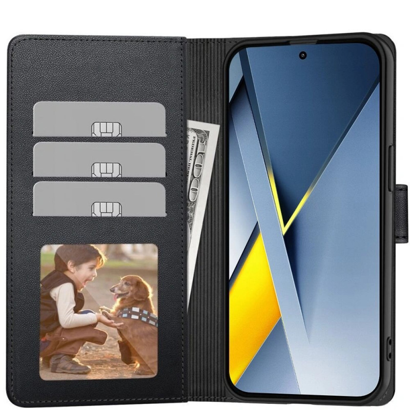 Funda cartera Tech-Protect para Xiaomi Poco F8 Ultra, negra