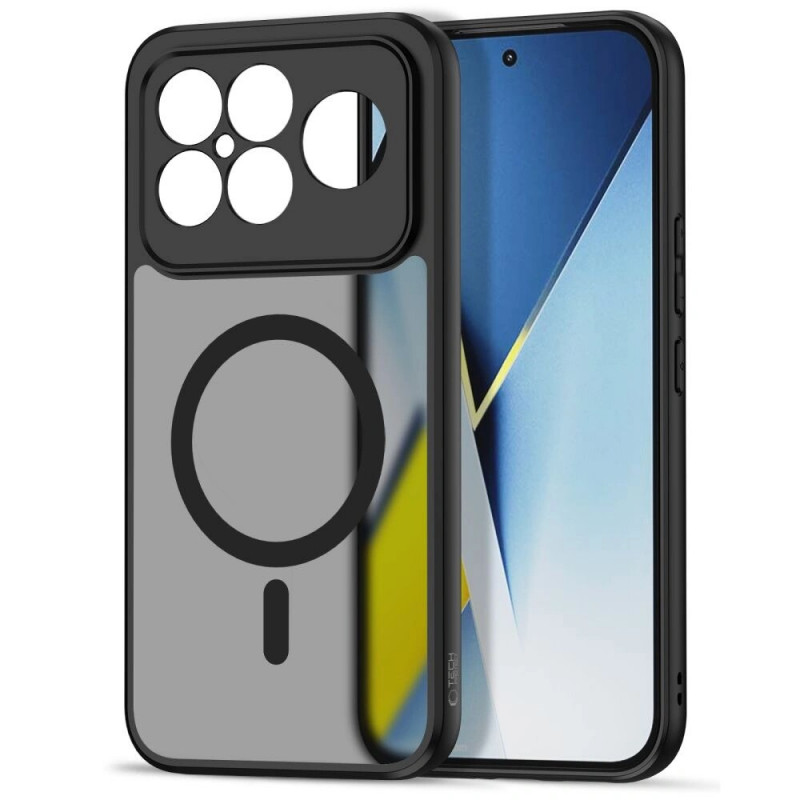 Funda MagSafe Tech-Protect Magmat para Xiaomi Poco F8 Ultra, negro mate