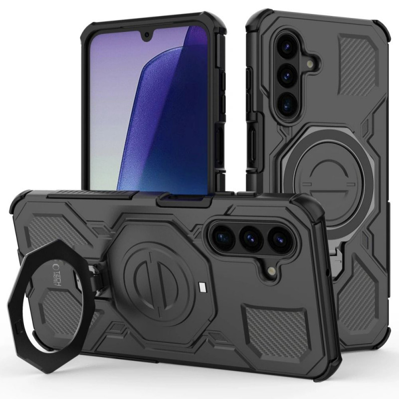 Funda Tech-Protect TacticStand MagSafe para Samsung Galaxy A17 / A18 4G / 5G, negro mate