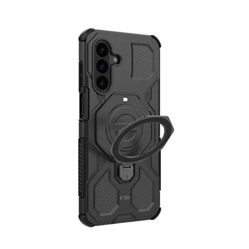 Funda Tech-Protect TacticStand MagSafe para Samsung Galaxy A17 / A18 4G / 5G, negro mate