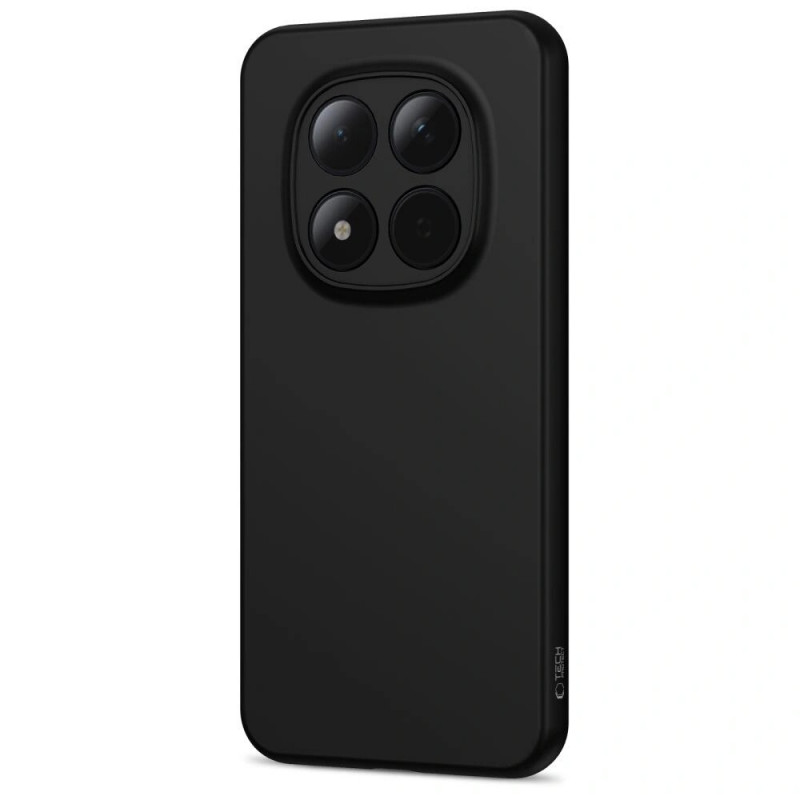 Funda de silicona Tech-Protect Icon para Xiaomi Redmi Note 15 Pro 5G, negra