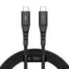 Cable USB-C a USB-C Tech-Protect Ultraboost UB11T PD 240W, 200 cm, negro