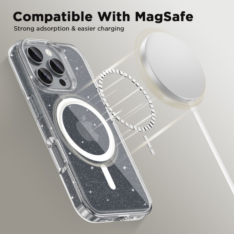 Funda Tech-Protect FlexAir MagSafe para Apple iPhone 17e / 16e, Glitter