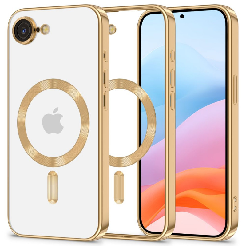 Funda MagSafe MagFlex Tech-Protect THP3927 para Apple iPhone 17e / 16e, dorado brillante