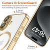 Funda MagSafe MagFlex Tech-Protect THP3927 para Apple iPhone 17e / 16e, dorado brillante