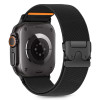 Correa de reloj Tech-Protect Nylon Clasp para Apple Watch 6 / 7 / 8 / 9 / 10 / SE / Ultra 1 / 2 44/45/46/49 mm, negra