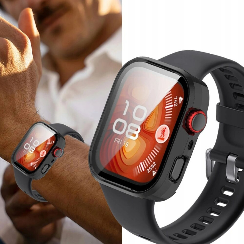 Funda Defense Tech-Protect para Huawei Watch Fit 4, transparente