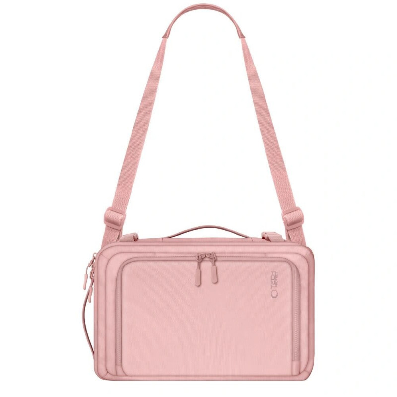 Mochila de cabina para portátil Tech-Protect Defender S50 Ryanair & Wizzair, 20 L, 40x20x25 cm, rosa empolvado