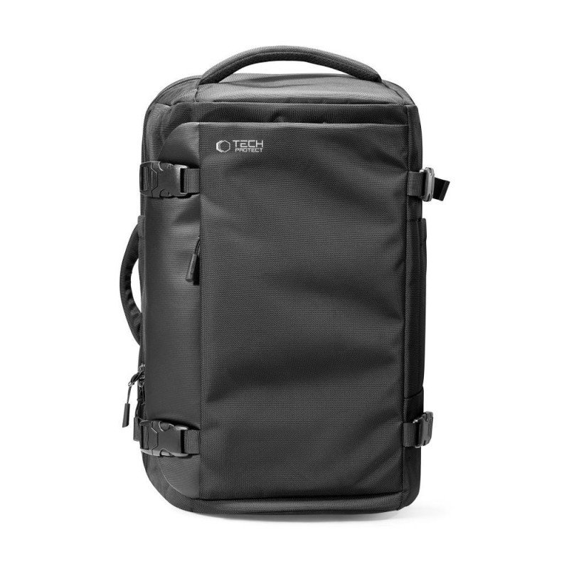 Mochila de cabina para portátil Tech-Protect Defender S40 Ryanair & Wizzair, 20 L, 40x20x25 cm, negra