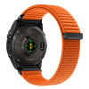 Correa de reloj Tech-Protect NylonLoop para Garmin Fenix 5X / 5X Plus / 6X / 6X Pro / 7X / 8 / 8 Pro / 9 / 9 Pro (51 mm), naranja señal