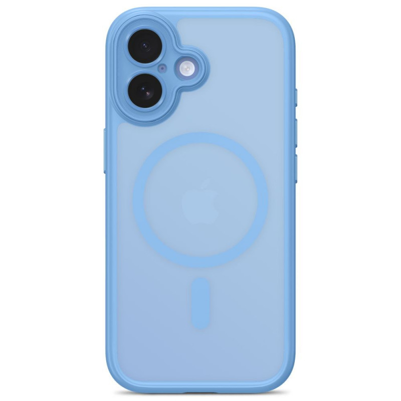 Funda Tech-Protect MagPeak MagSafe CC para Apple iPhone 17, azul niebla mate