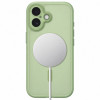 Funda Tech-Protect MagPeak MagSafe CC para Apple iPhone 17, verde salvia mate