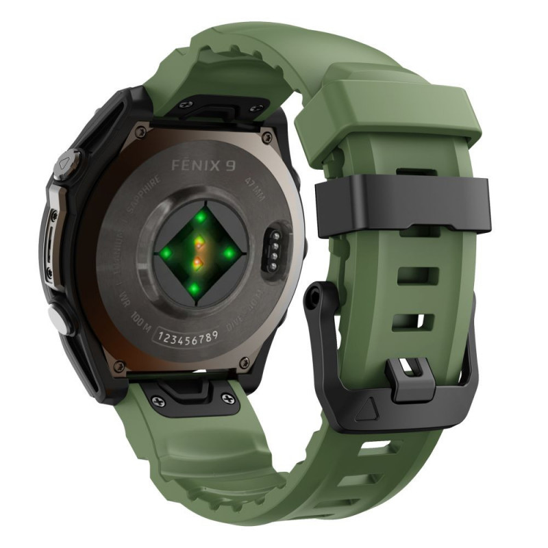 Correa de reloj Tech-Protect Motion para Garmin Fenix 5X / 5X Plus / 6X / 6X Pro / 7X / 8 / 8 Pro / 9 / 9 Pro (47 mm), verde militar
