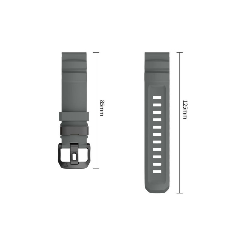 Correa de reloj Tech-Protect Motion para Garmin Fenix 5X / 5X Plus / 6X / 6X Pro / 7X / 8 / 8 Pro / 9 / 9 Pro (51 mm), gris tormenta