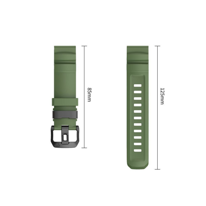 Correa de reloj Tech-Protect Motion para Garmin Fenix 5X / 5X Plus / 6X / 6X Pro / 7X / 8 / 8 Pro / 9 / 9 Pro (51 mm), verde militar