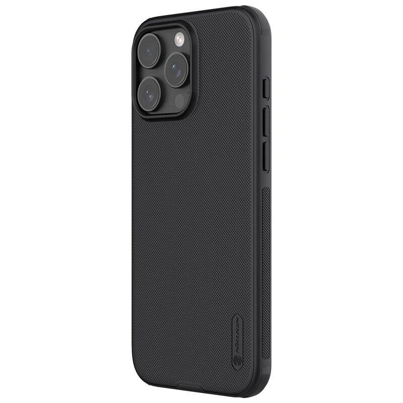 Funda Nillkin Super Frosted Shield Pro para Apple iPhone 16 Pro, negra