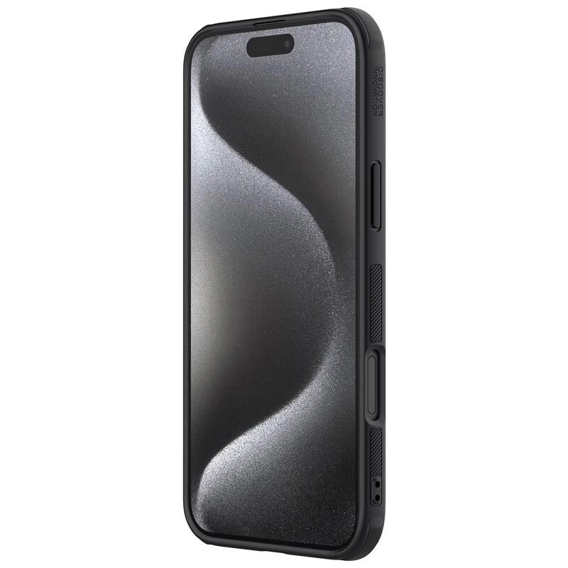 Funda Nillkin Super Frosted Shield Pro para Apple iPhone 16 Pro, negra