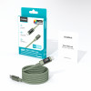 Cable USB-C a USB-C Choetech XCC-1068 PD 60W con pantalla, 1,2 m, verde