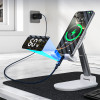 Cable USB-C a USB-C Choetech XCC-1068 PD 60W con pantalla, 1,2 m, azul