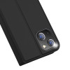 Funda tipo cartera con tapa Dux Ducis Skin Pro para Apple iPhone 15 Plus, negra