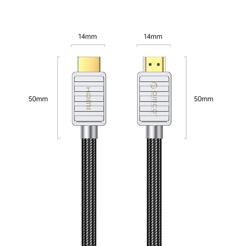 Cable HDMI 2.1 Orico H8CY, 8K 60 Hz, 3 m, negro