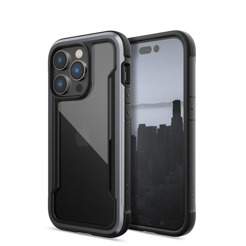 Funda Raptic Shield X-Doria para Apple iPhone 14 Pro, negra