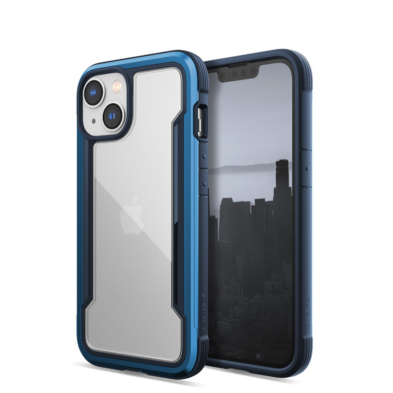 Funda Raptic Shield X-Doria para Apple iPhone 14, azul marino