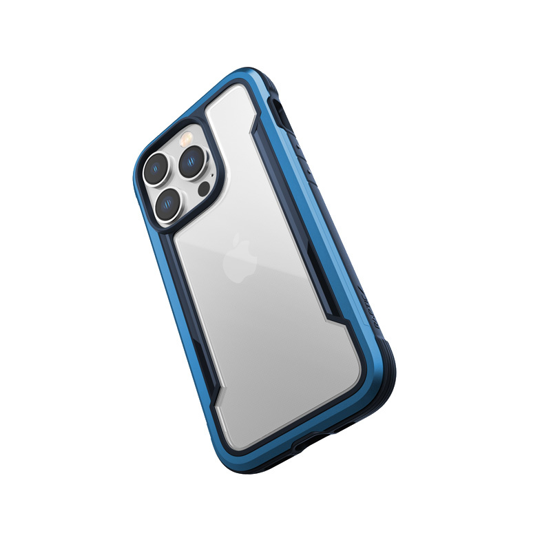 Funda Raptic Shield X-Doria para Apple iPhone 14 Pro, azul marino