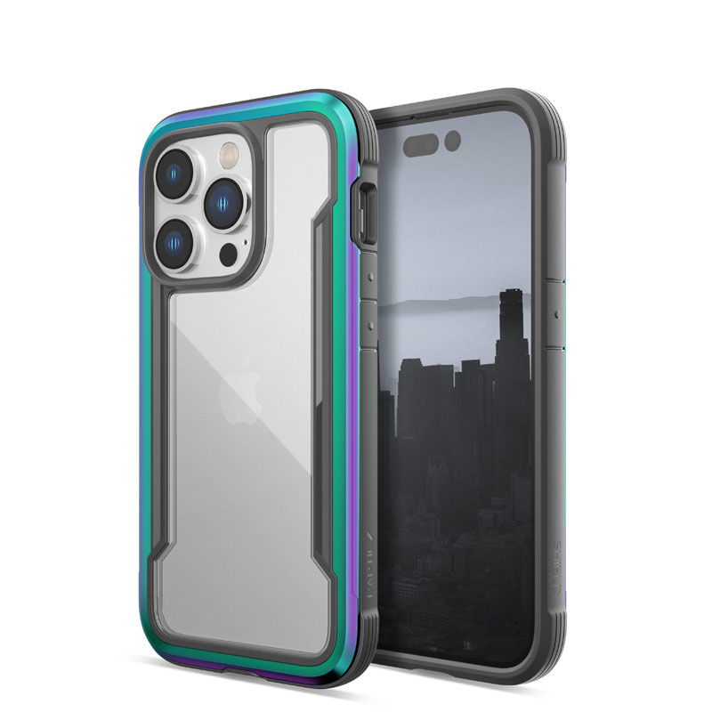 Funda Raptic Shield X-Doria para Apple iPhone 14 Pro, Iridescent