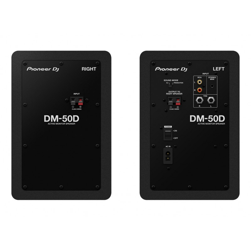 Altavoz de 2 vías Pioneer DM-50D, con cable, 50 W, negro