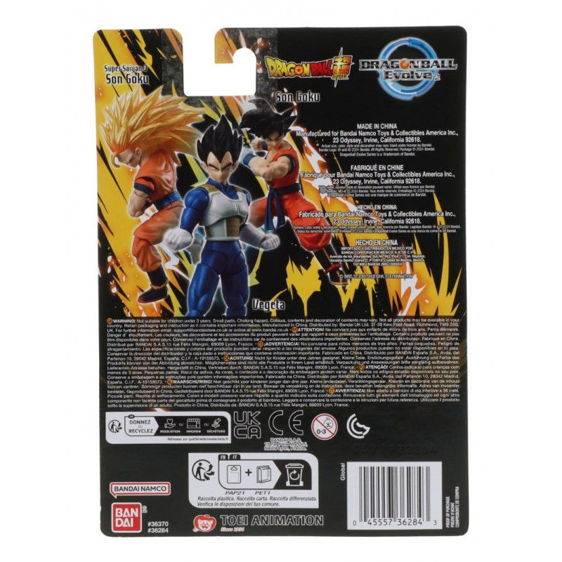 Figura coleccionable Bandai Dragon Ball Super Evolve Vegeta