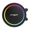 FSP AE36-B 360 mm ARGB refrigeración líquida todo en uno para CPU, LGA 1851 / AMD AM5, negro